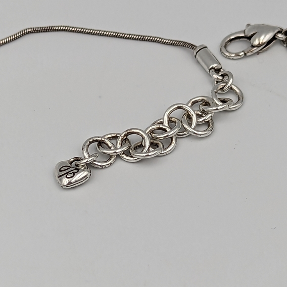 Brighton 'Dance like no one is watching...' Pendant Silver Necklace - Picture 6 of 9